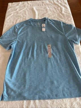 Tommy Bahama Light Blue Short Sleeve Crew Shirt